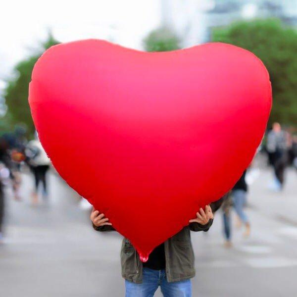 XXL óriás szív alakú ballon