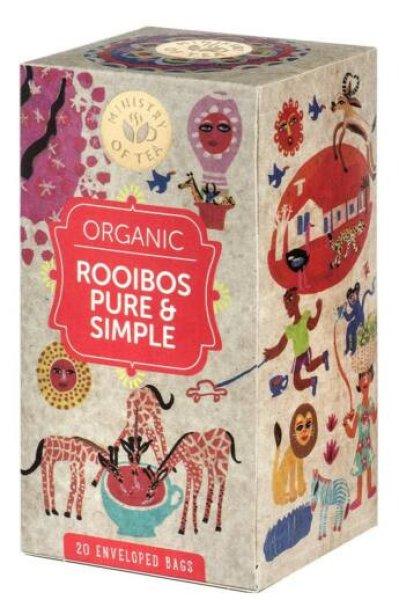Ministry of tea organic rooibos pure and simple bio tea 35 g