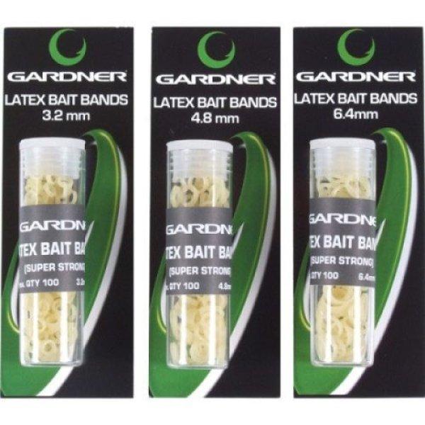 Gardner Latex Bait Bands Pellet Karikák 3,2, 4,8, 6,4mm (Lbb3 Lbb4 Lbb6) 100db