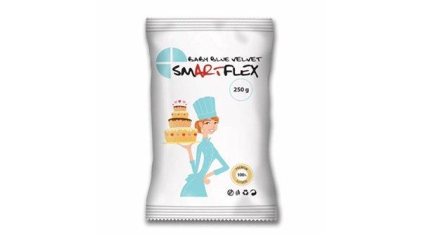Smartflex Velvet világoskék fondant massza vanília ízesítéssel 250 g