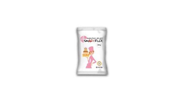 Smartflex Velvet rózsaszín fondant massza vanília ízesítéssel 250 g