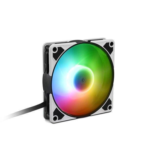 Sharkoon Cooler 12cm - SilentStorm 120 PWM RGB Fan (20,4dB; 93,6 m3/h; 1400rpm;
3pin + 4pin csatlakozó; ház hűtésre)