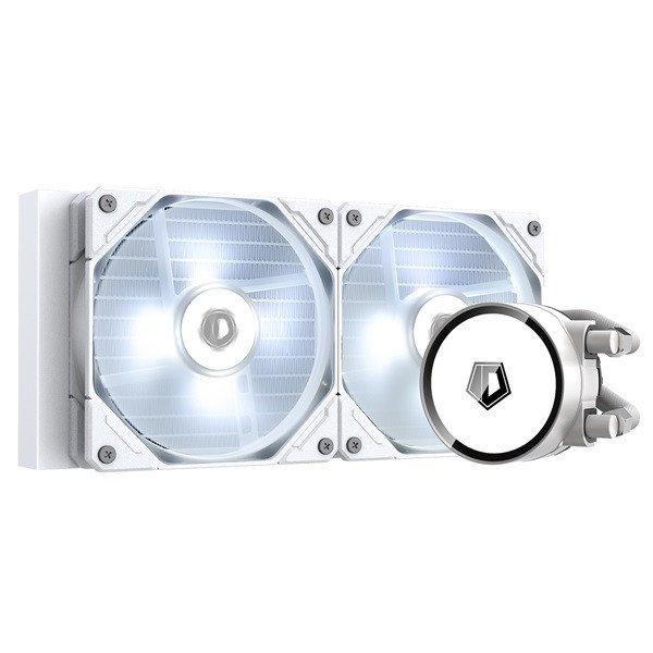 ID-Cooling CPU Water Cooler - FROSTFLOW X 240 XT SNOW (35,2dB; max. 129,39 m3/h;
2x12cm, fehér LED)