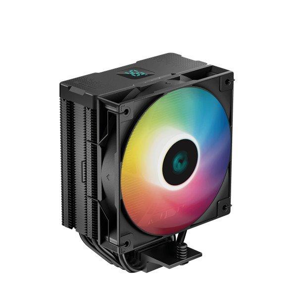 DeepCool CPU Cooler - AG400 DIGITAL ARGB (31,6 dB; max, 128,93 m3/h; 4pin
csatlakozó, 4 db heatpipe, 12cm, PWM, A-RGB)