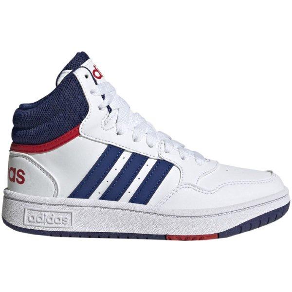 ADIDAS-Hoops 3.0 Mid cloud white/victory blue/better scarlet