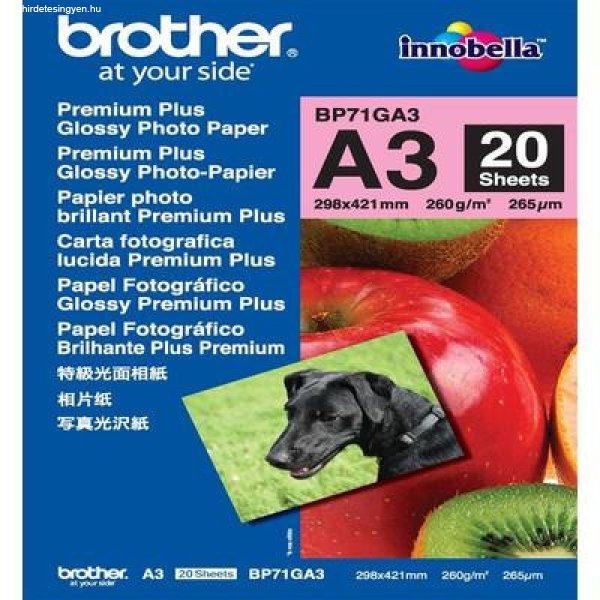 Brother Premium Plus fotópapír A3 (BP71GA3)