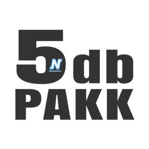 5db-os PAKK, HP -hez Nr.655 utángyártott tintapatron, 2XBK/C/M/Y 5X~600 oldal
(minden szín)