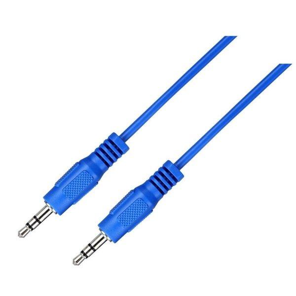 Astrum AUX audió kábel 3,5mm jack apa és 3,5mm jack apa 1.5M kék CB-SMM15-BL
AU101