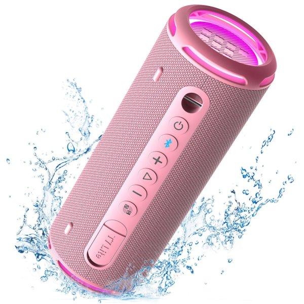 Tronsmart T7 Lite IPX7 vízálló LED világítású bluetooth hangszóró pink
24W