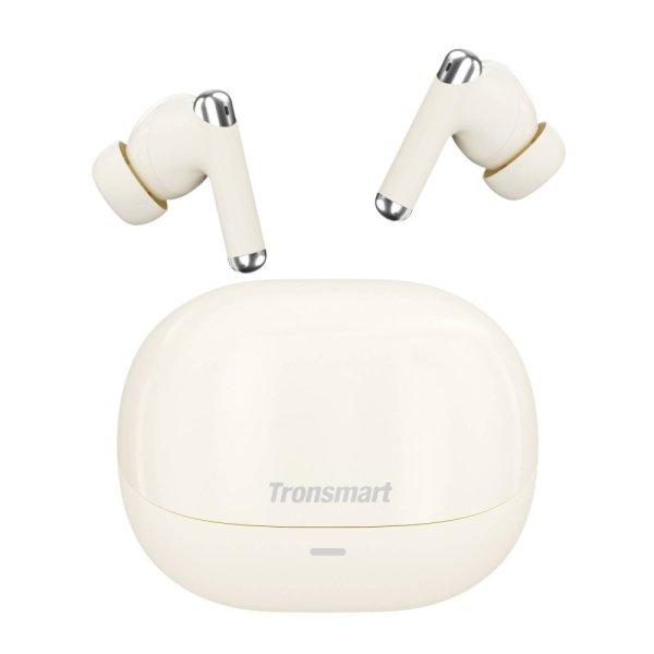 Tronsmart Sounfii R4 ENC sztereó TWS zajszűrős headset beépített dupla
mikrofonnal bézs