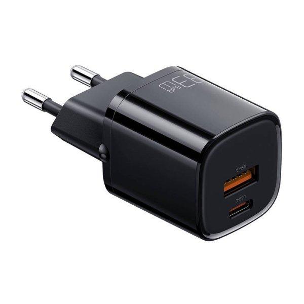 Mcdodo Nano GaN Charger CH-0151, USB + USB-C, 33W (black)