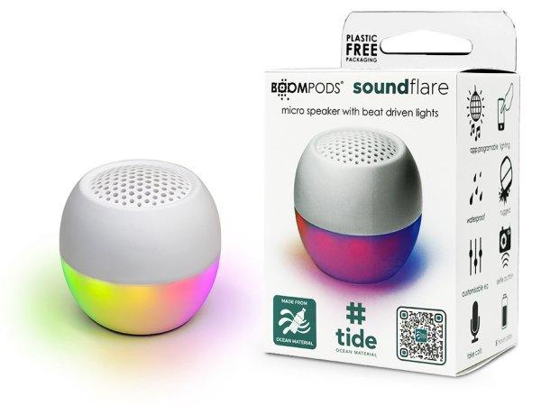 Boompods vezeték nélküli bluetooth hangszóró - Boompods Soundflare Ocean -
fehér