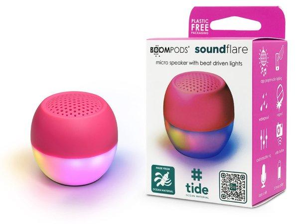 Boompods vezeték nélküli bluetooth hangszóró - Boompods Soundflare Ocean -
rózsaszín