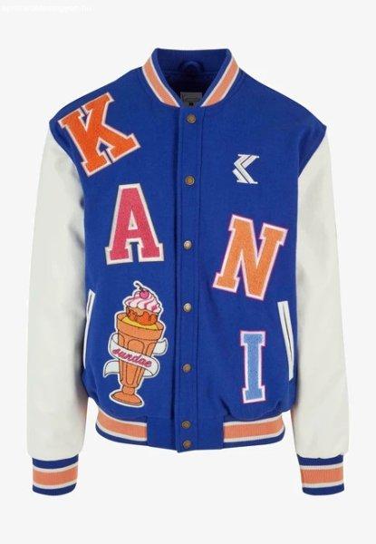 Karl Kani Og Block Patch College Jacket navvy/off white
