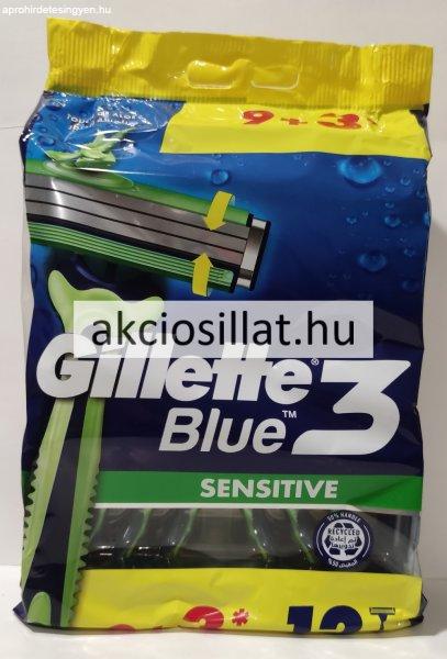 Gillette Blue3 Sensitive eldobható borotva 12db-os