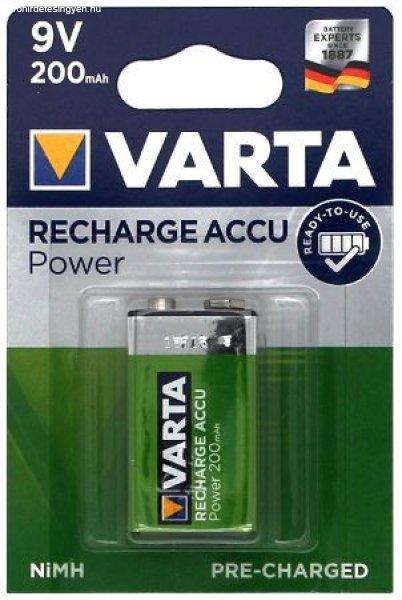 Varta NI-Mh R2U akkumulátor 9V (HR22) 200mAh bliszteres/1 56722