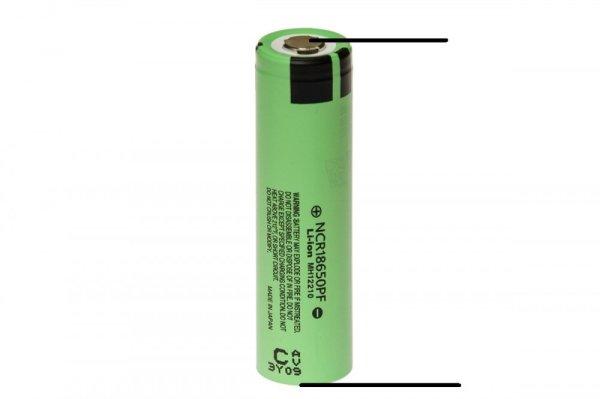 PANASONIC NCR18650-PF Li-ion 3,7V ipari akku 2900 mAh "U" forrfüllel