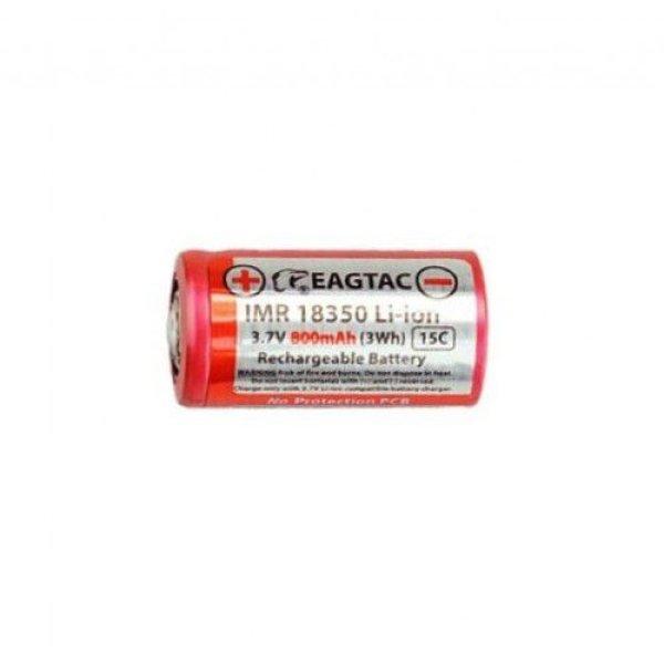 EAGLETAC IMR18350 Li-ion akku 3,7V 800mAh 12A