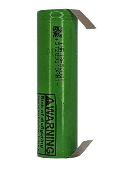 ** 18650-MJ1 Li-ion ipari akku, 3,6V, 3500 mAh,10A "U" forrfüllel
18650MJ1