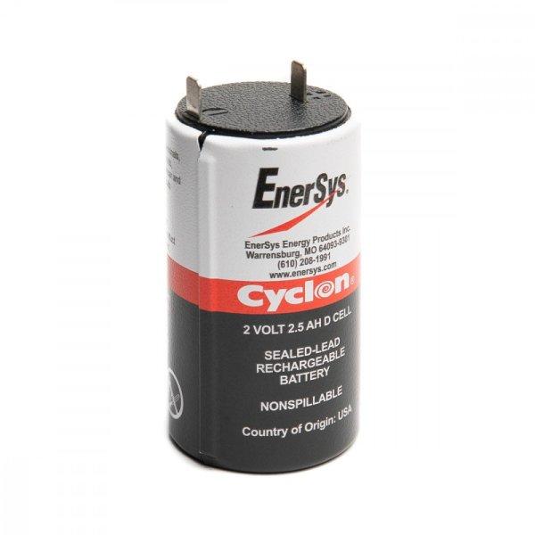 Enersys CYCLON zárt,savas ólomakkumulátor 2V 2,5Ah D 34x60 mm 0810-0004