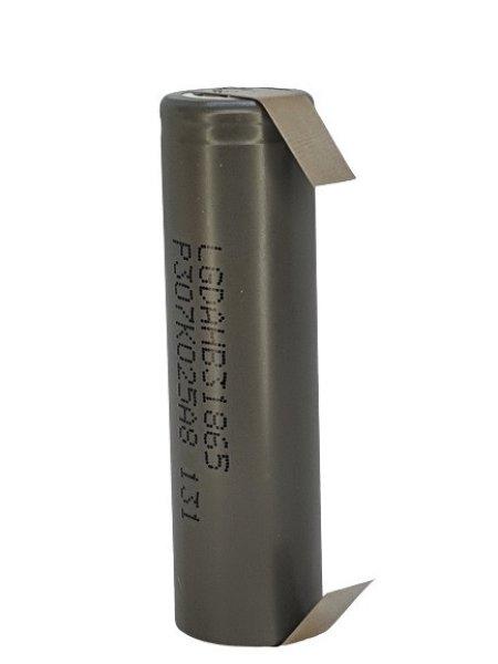 ** 18650-HB3 Li-ion 3,7V ipari akku 1500 mAh 22A "U" forrfüllel