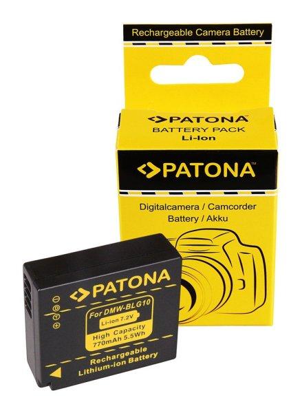 Panasonic kamera akku DMW-BLG10 DMC-GF6 utángyártott (Patona) 7,2V 770mAh