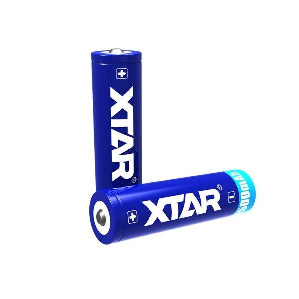 XTAR 18650 Li-ion akku védelemmel, 3500 mAh