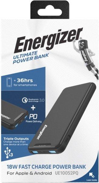 Energizer ULTIMATE Power Bank 10000 mAh 18W gyorstöltő