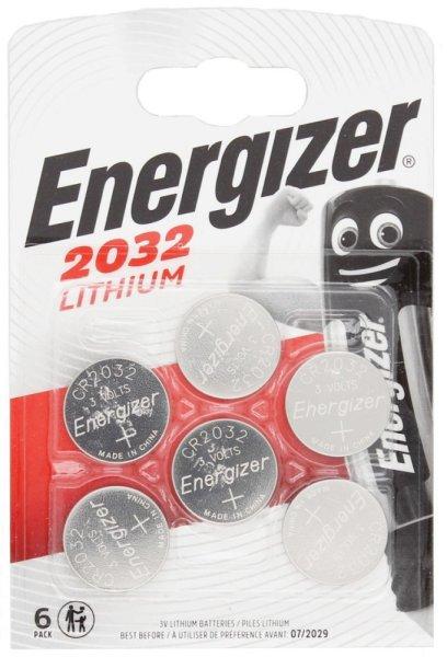 Energizer CR2032 lithium gombelem 3V bl/6