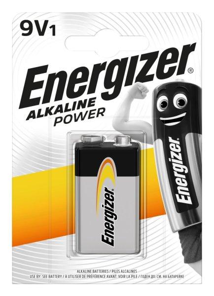 Energizer Alkaline Power 9V-os alkáli elem 6LR61 BL1