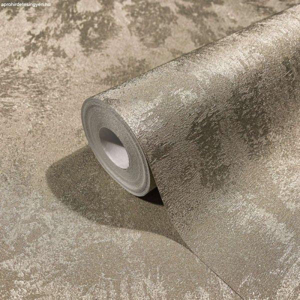 Fényes platinaezüst beton mintás tapéta 34276