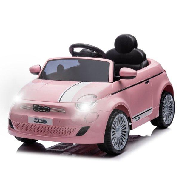 Elektromos autó Milly Mally Milly Mally Fiat 500e rózsaszín