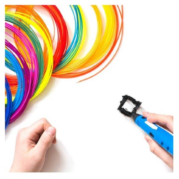 3D nyomtatószál kreatív varázs tollhoz - 100 m, 20 szín
(BBJ)
