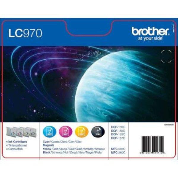 Brother LC970BKCMY eredeti tintapatron csomag