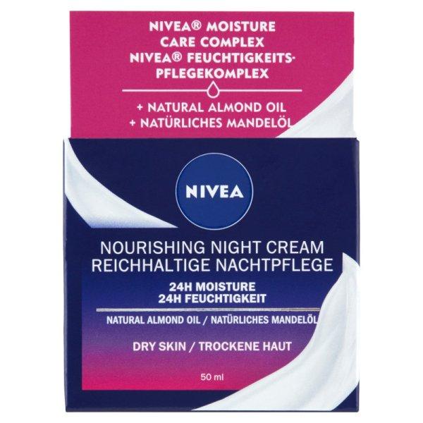 NIVEA AquaEffect Essentials Gazdagon Regeneráló Éjszakai Arckrém
Száraz/Érzékeny Bőrre 50ml