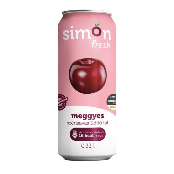 Simon gyümölcs fresh meggyfröccs szénsavas üditőital 330 ml