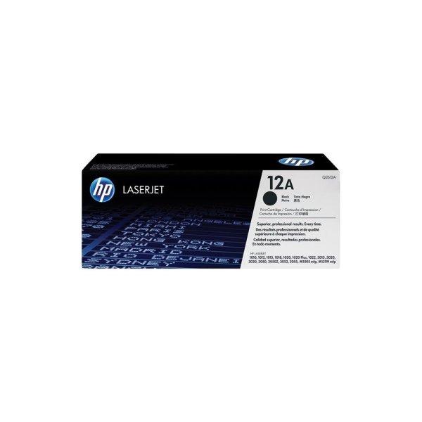 Q2612A Lézertoner LaserJet 1010, 1015, 1018 nyomtatókhoz, HP 12A, fekete, 2k