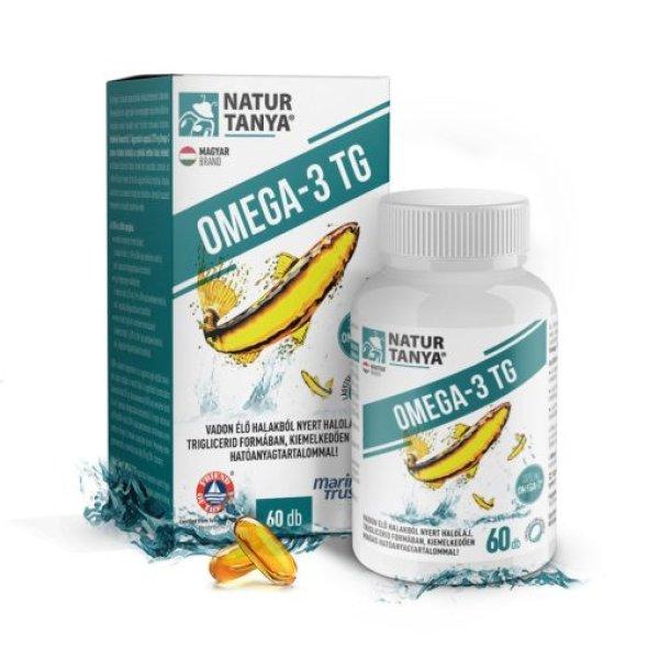 Natur Tanya® OMEGA-3 TG - Vadvízi halolaj, 3375 mg Omega-3 zsírsav tartalom,
triglicerid formában