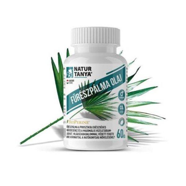 Natur Tanya® FŰRÉSZPÁLMA OLAJ (Szabalpálma, Saw palmetto) -
Világszabadalommal védett BioPerine® fekete borssal, természetes vegyes
tokoferolokkal és MCT olajjal 