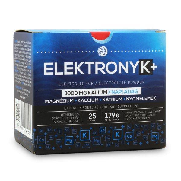 Mannavita ElektronyK+ Tasakos italpor 1000mg Kálium / napi adag, 25 tasak