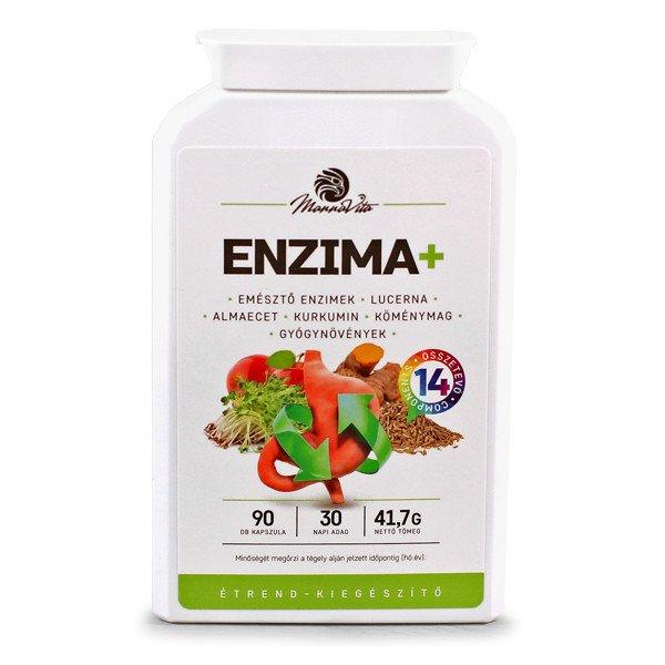 Mannavita ENZIMA+ emésztő enzim tartalmú étrend-kiegészítő, 90db