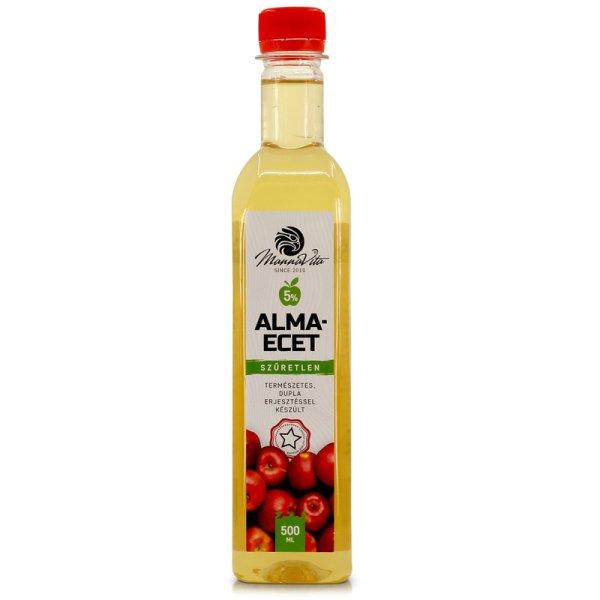 Mannavita Szűretlen ALMAECET természetes dupla erjesztéssel, 500ml