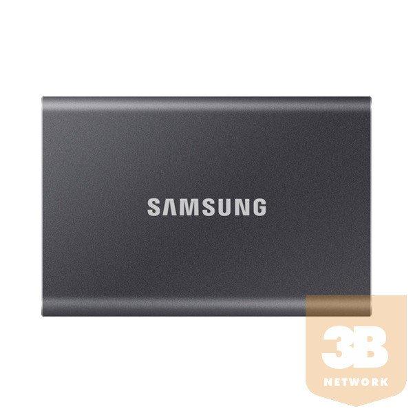 Samsung Külső SSD 2TB - MU-PC2T0T/WW (T7 Touch external, szürke, USB 3.2,
2TB)