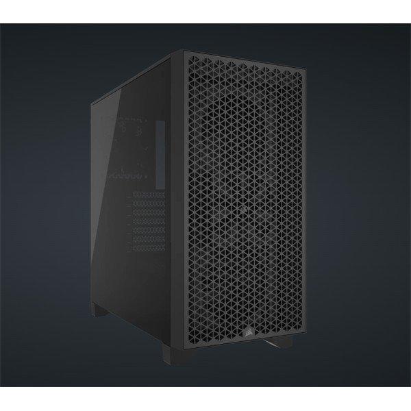 CORSAIR Ház 3000D AIRFLOW, 2xSP120 Ventilátorral, Tápegység nélkül, Edzett
Üveg, fekete