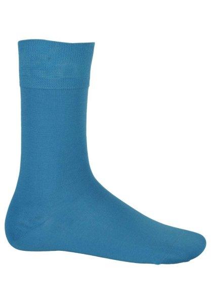 Uniszex mélybordás férfi zokni, Kariban KA813, Tropical Blue-43/46