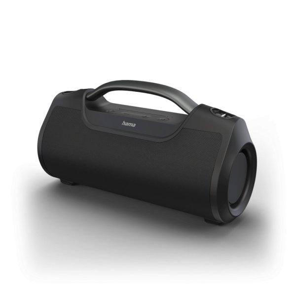 Hama SoundBarrel 188217 IPX6 vízálló 60W 3600 mAh li-ion akkus BT 5.0
Bluetooth hordozható hangszóró, fekete