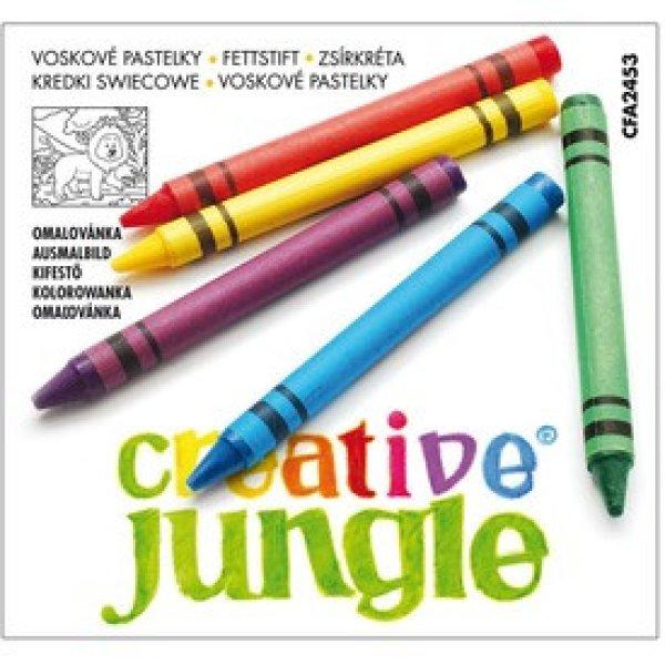 Creative Jungle zsírkréta 12 darabos készlet