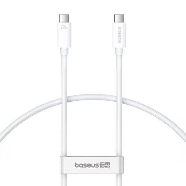 Kabel USB-C do USB-C Baseus Superior USB4, 240W, 1m (biały)