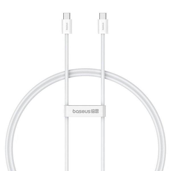 Kabel szybkiego ładowania USB-C do USB-C Baseus Superior 2 100W 1m (biały)