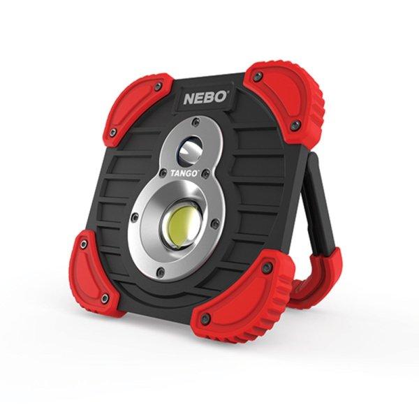 NEBO TANGO NE6665 spotlámpa, 750 lm - 250 lm, USB PowerBank, víz- és
ütésálló, forgatható alap, MicroUSB, 3 fokozat, fényerő memória